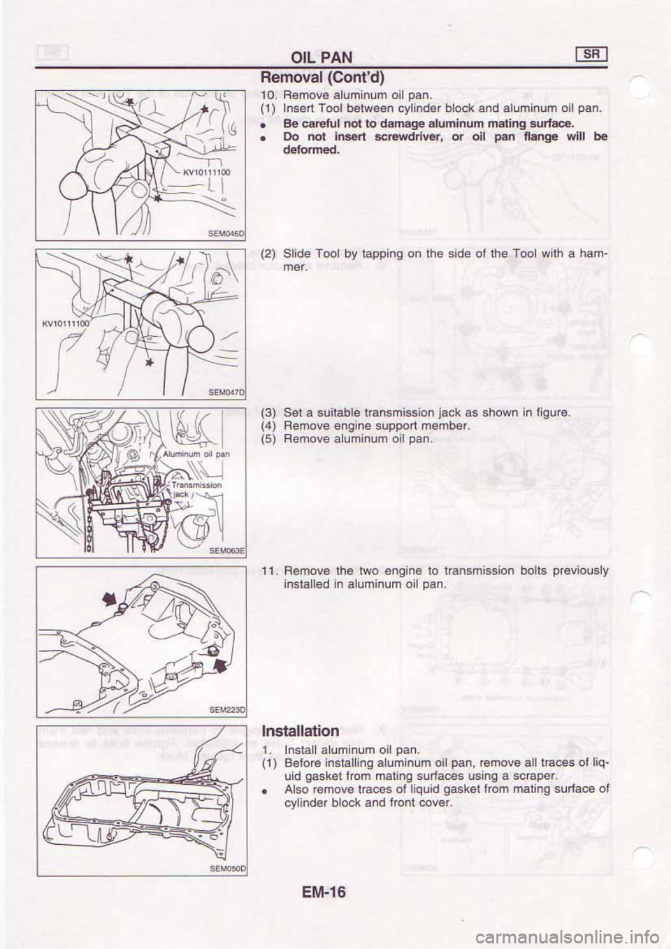 NISSAN SERENA 1992  Service Manual 