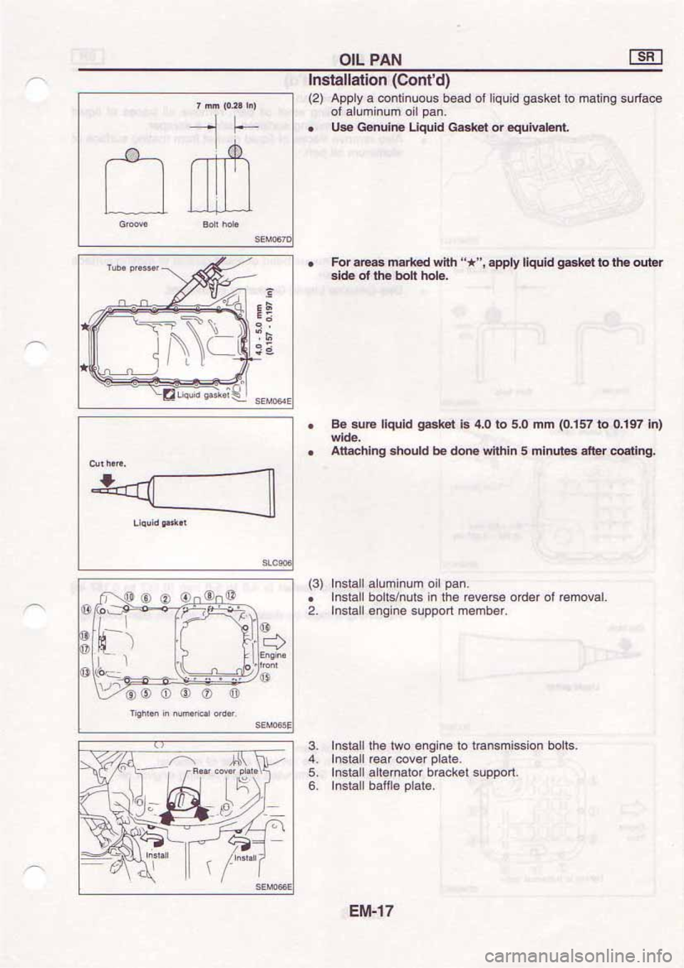 NISSAN SERENA 1992  Service Manual 