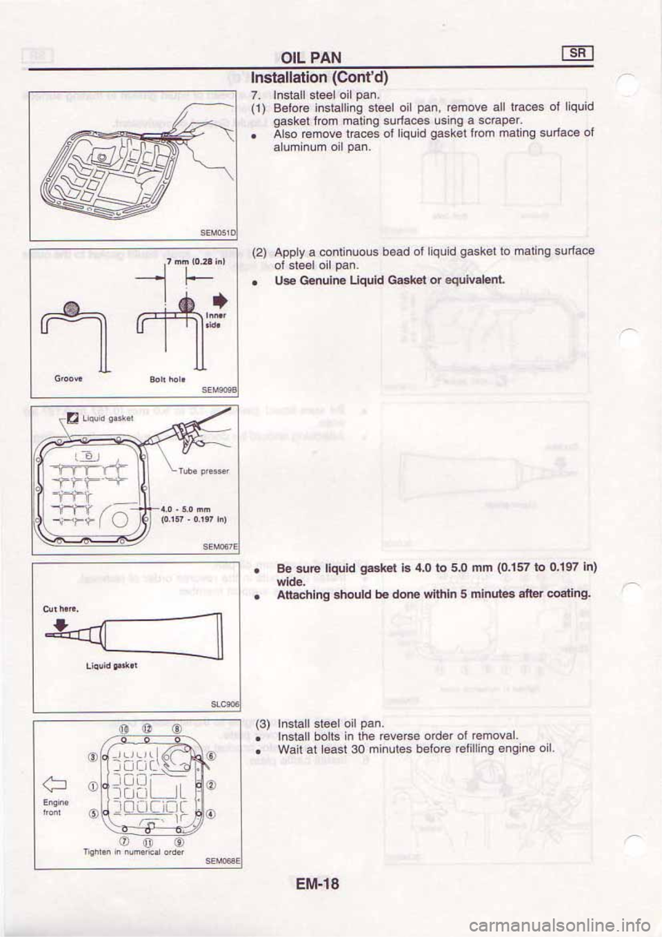 NISSAN SERENA 1992  Service Manual 