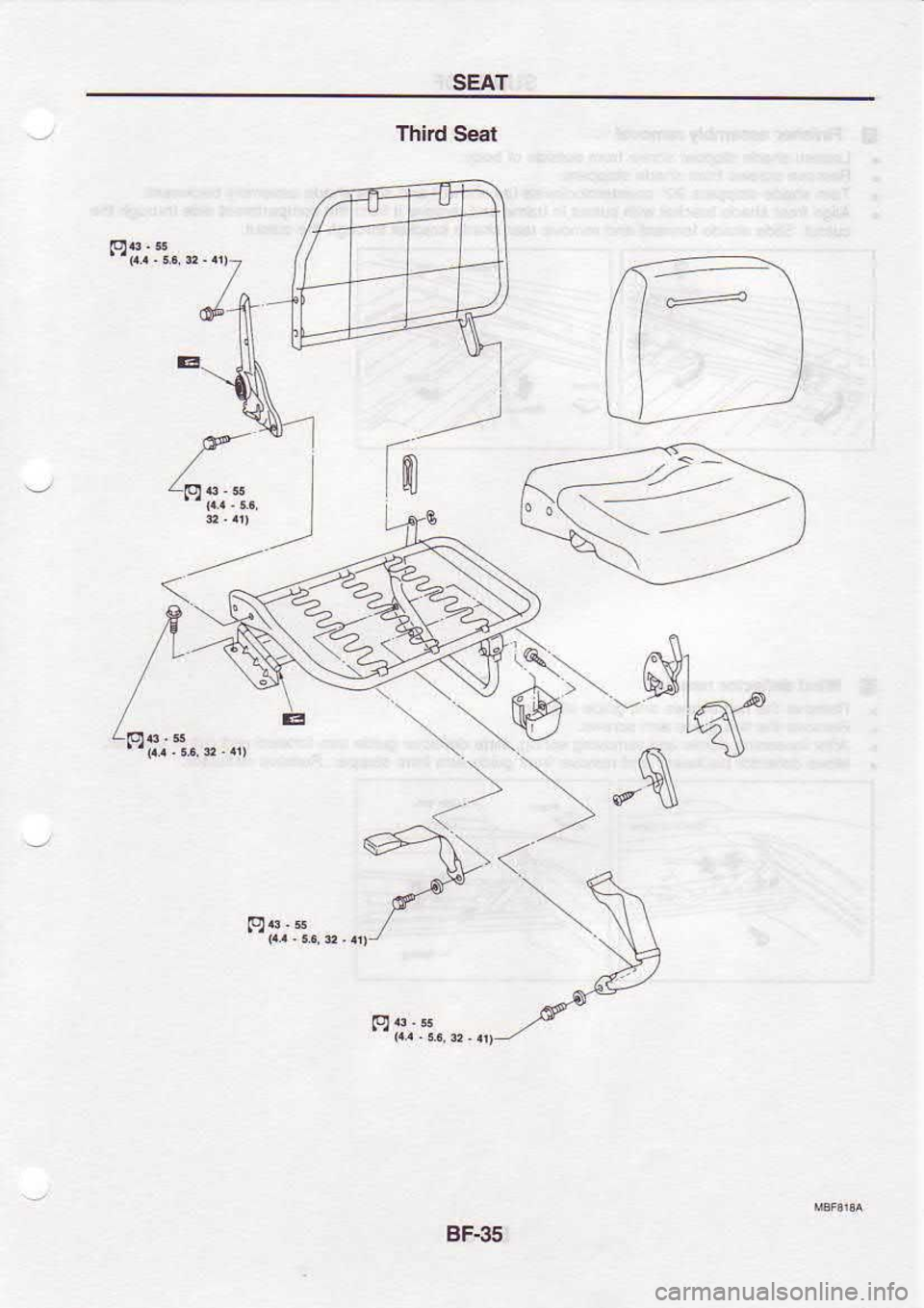 NISSAN SERENA 1993  Service Repair Manual SEAT
J, Third 
Sesl
lm
I  {.s ,rxlr
-q]hp
(  -))
!E\\
I 