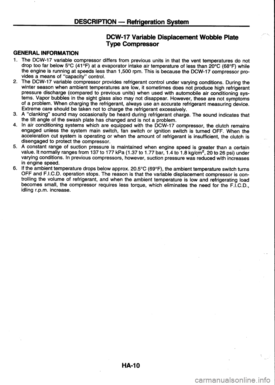 NISSAN SERENA 1993  Service Repair Manual 