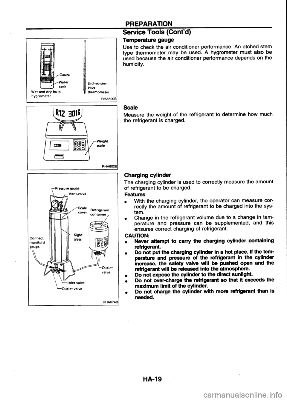 NISSAN SERENA 1993  Service Repair Manual 