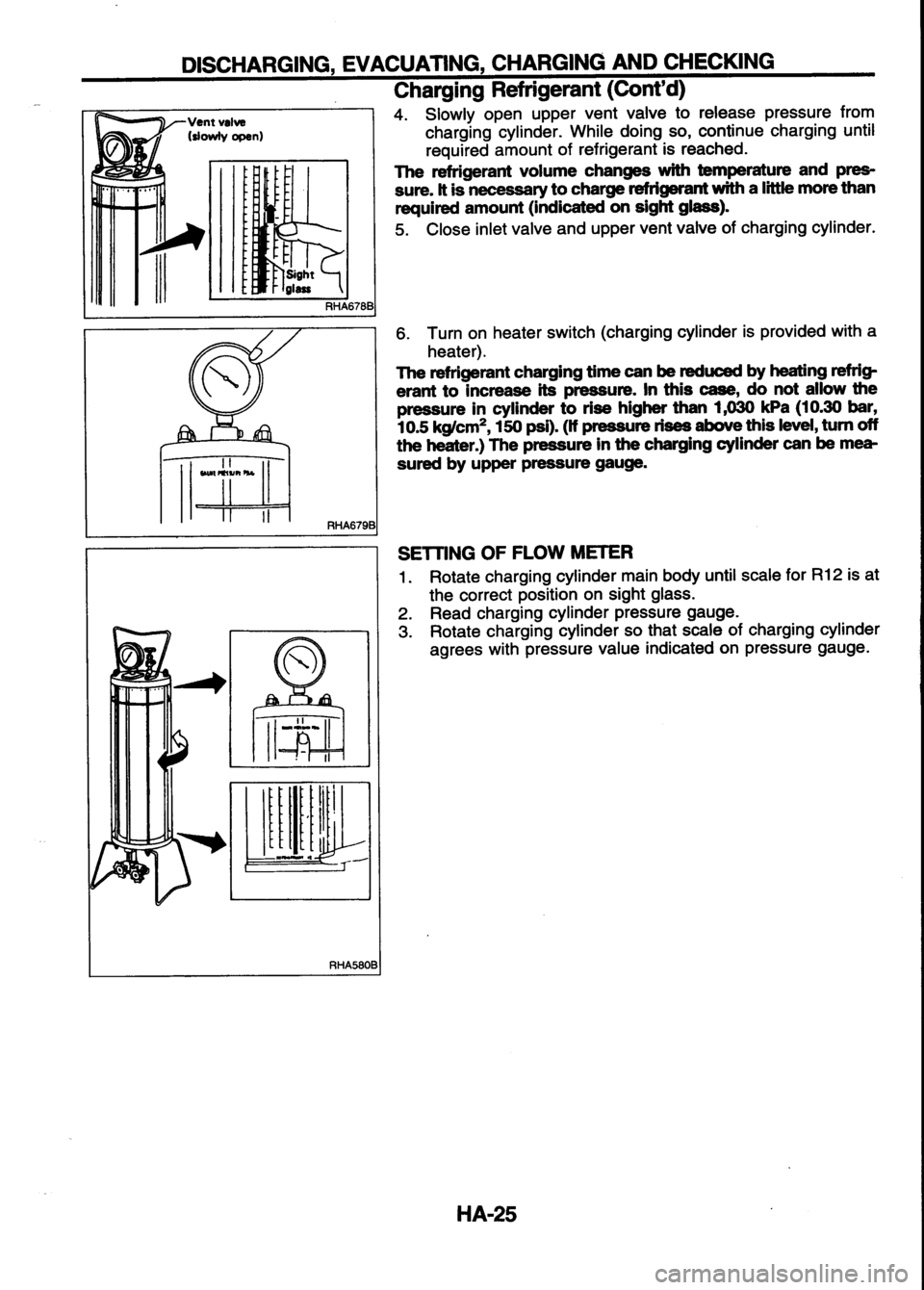 NISSAN SERENA 1993  Service Repair Manual 