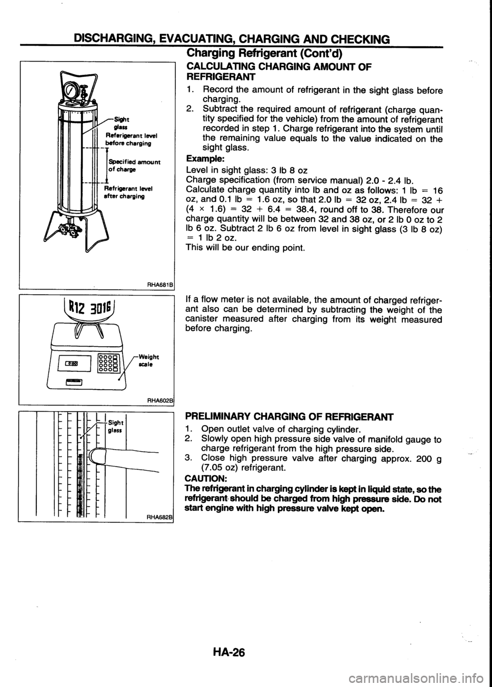 NISSAN SERENA 1993  Service Repair Manual 