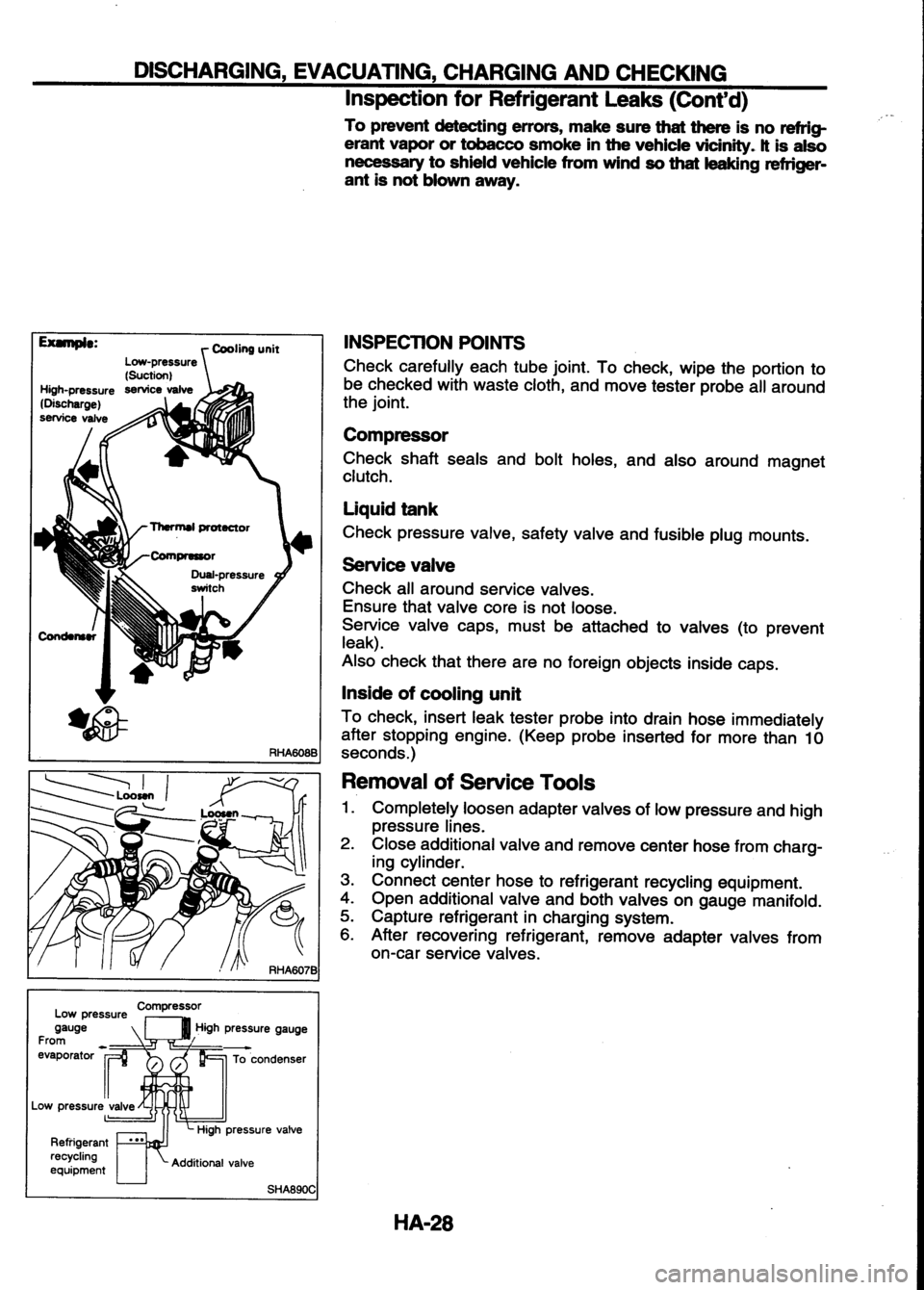 NISSAN SERENA 1993  Service Repair Manual 