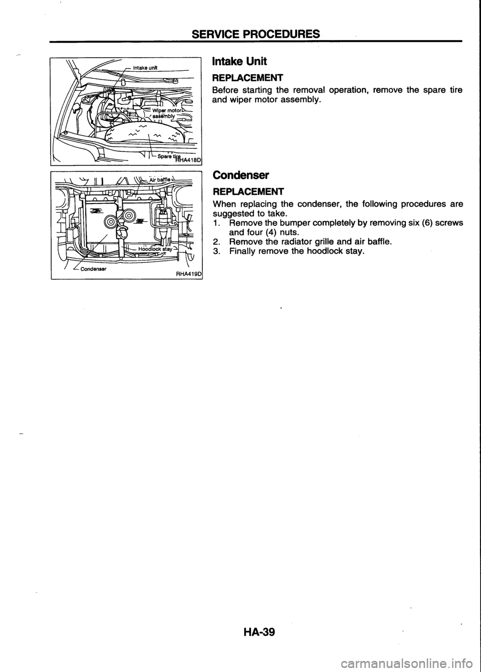 NISSAN SERENA 1993  Service Repair Manual 