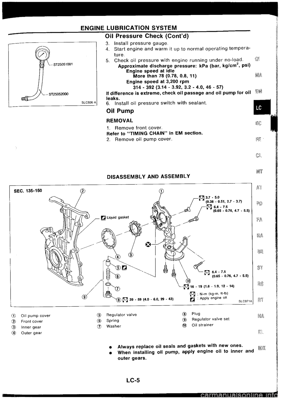 NISSAN SILVIA 1994  Service Repair Manual 