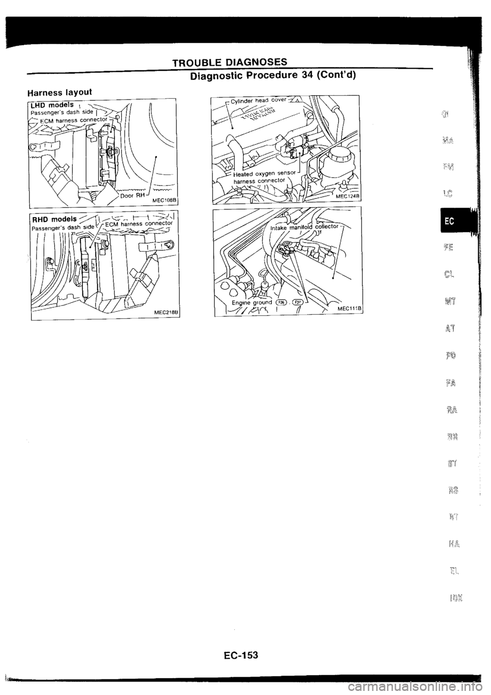 NISSAN SILVIA 1994  Service Repair Manual 