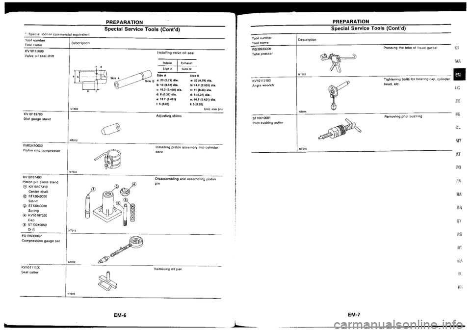 NISSAN SILVIA 1994  Service Repair Manual 