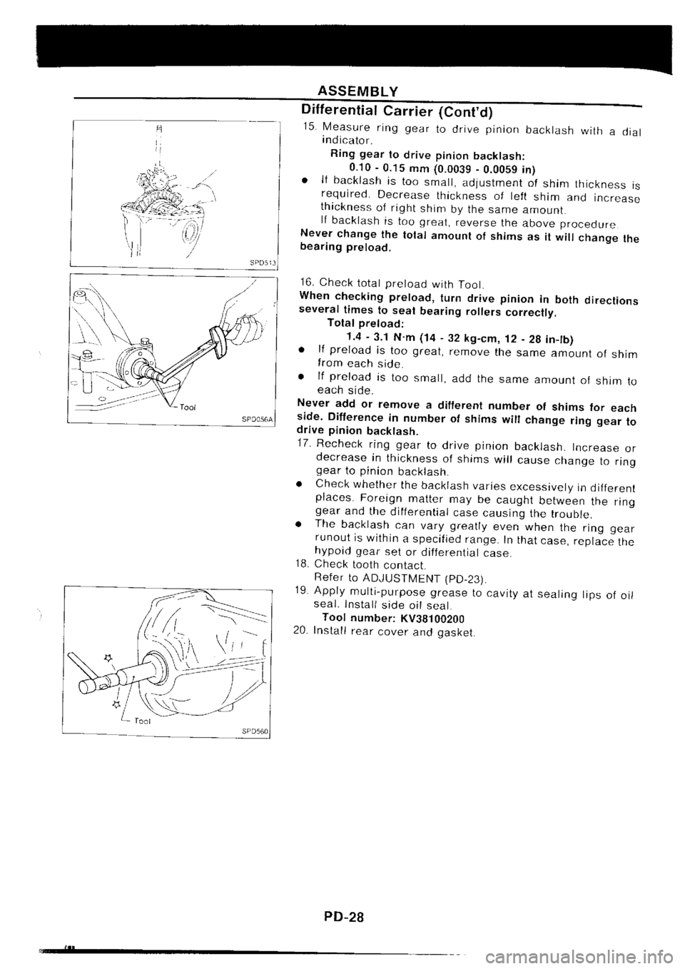NISSAN SILVIA 1994  Service Repair Manual 