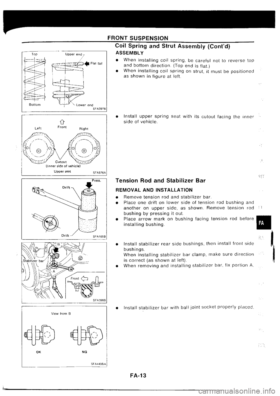 NISSAN SILVIA 1994  Service Repair Manual 