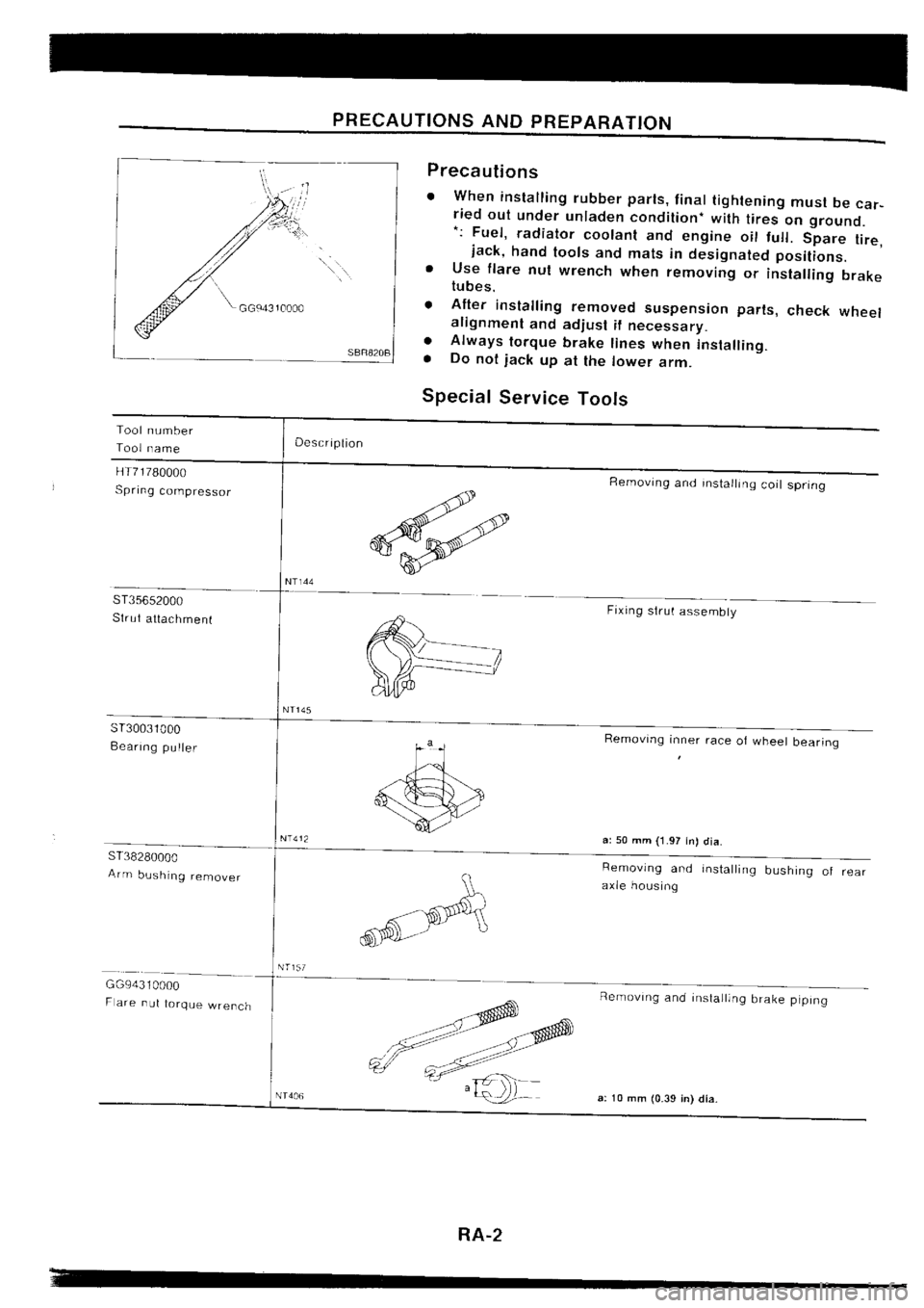 NISSAN SILVIA 1994  Service Repair Manual 
