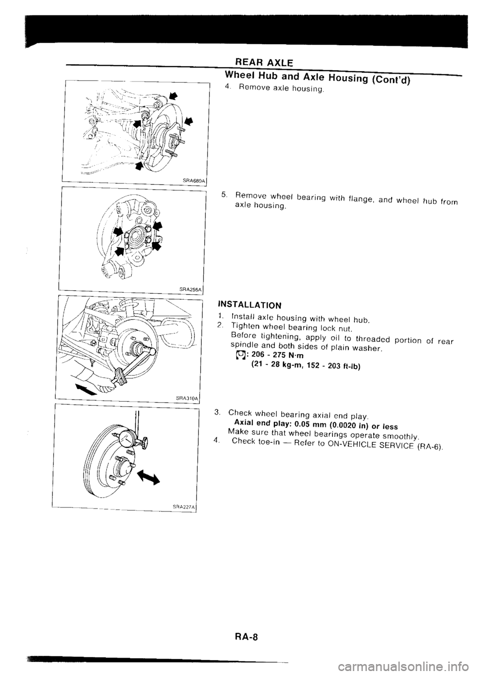 NISSAN SILVIA 1994  Service Repair Manual 