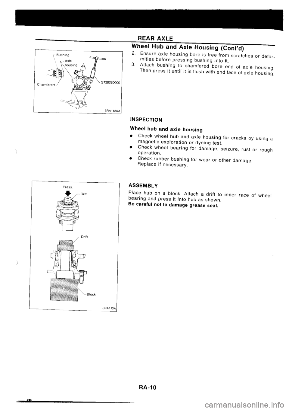 NISSAN SILVIA 1994  Service Repair Manual 