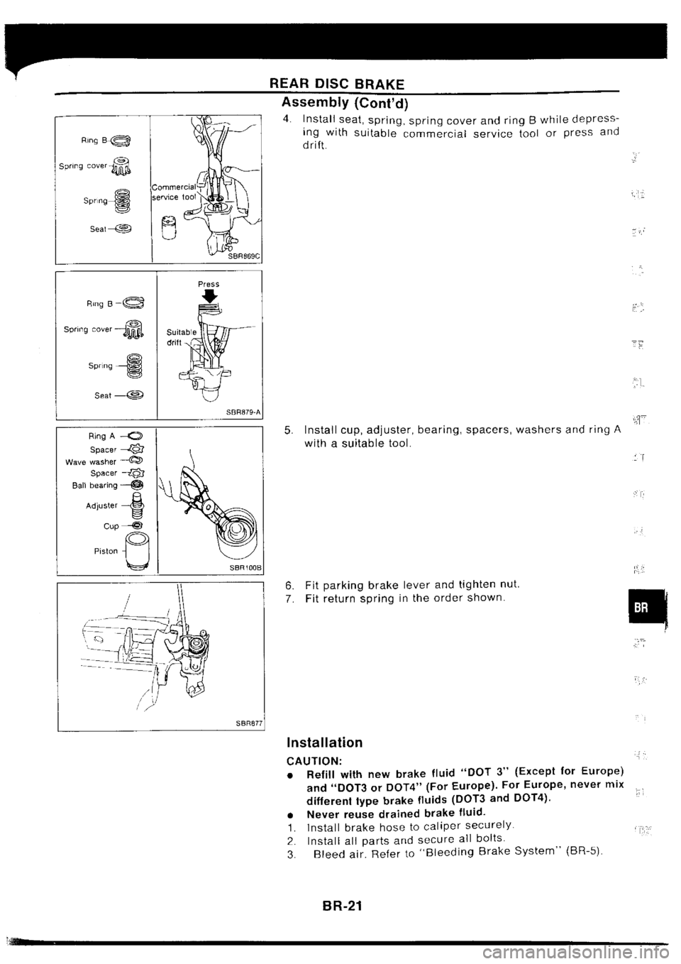 NISSAN SILVIA 1994  Service Repair Manual 