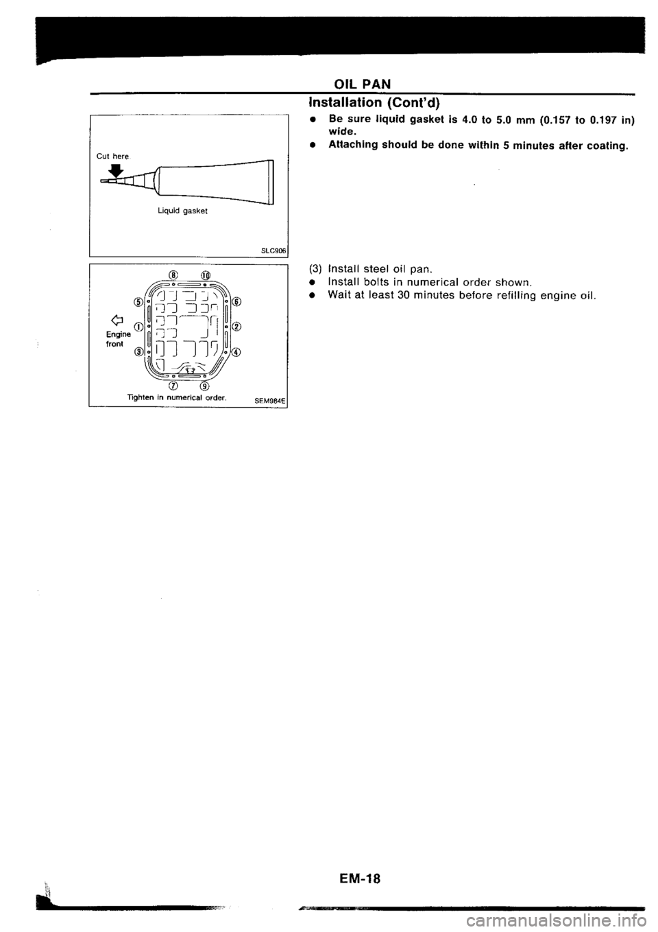 NISSAN SILVIA 1994  Service Repair Manual 