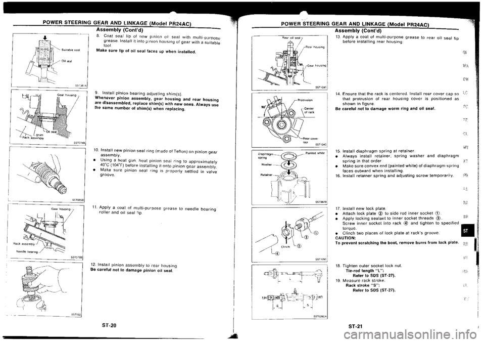 NISSAN SILVIA 1994  Service Repair Manual 