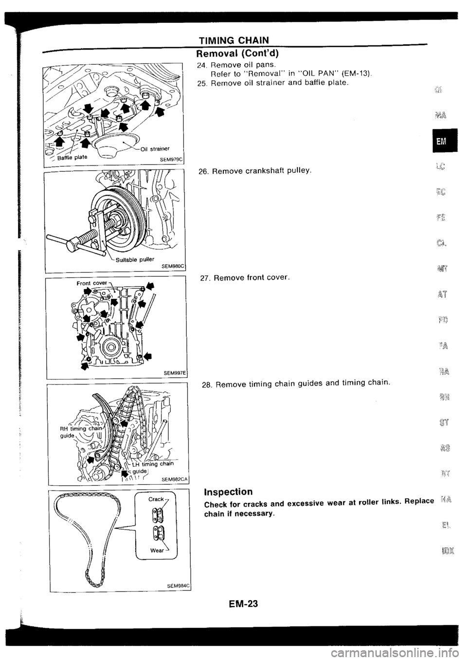 NISSAN SILVIA 1994  Service Repair Manual 