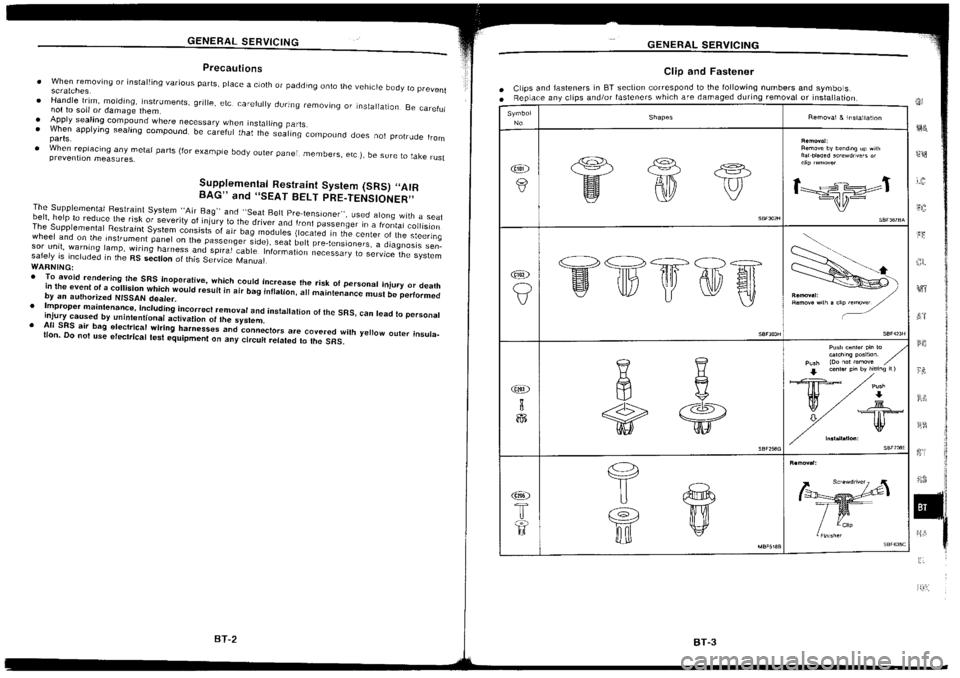 NISSAN SILVIA 1994  Service Repair Manual 