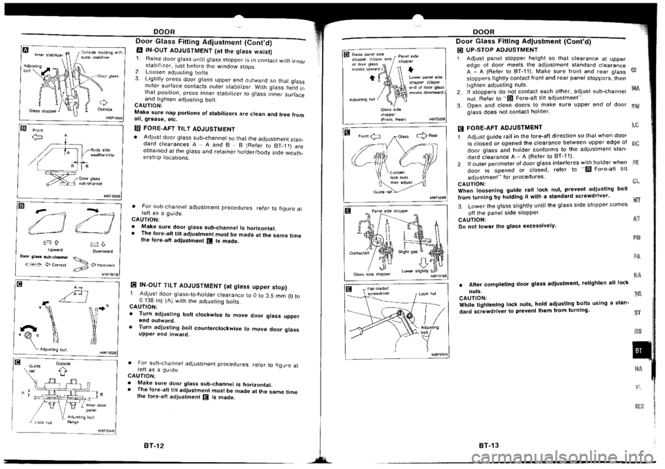 NISSAN SILVIA 1994  Service Repair Manual 
