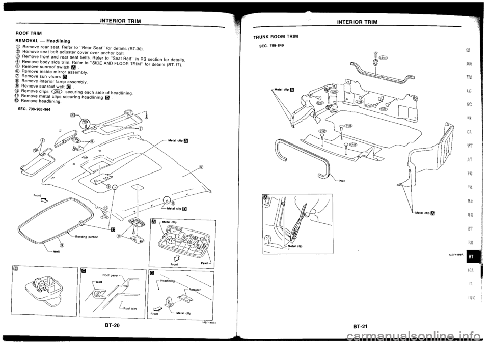 NISSAN SILVIA 1994  Service Repair Manual 