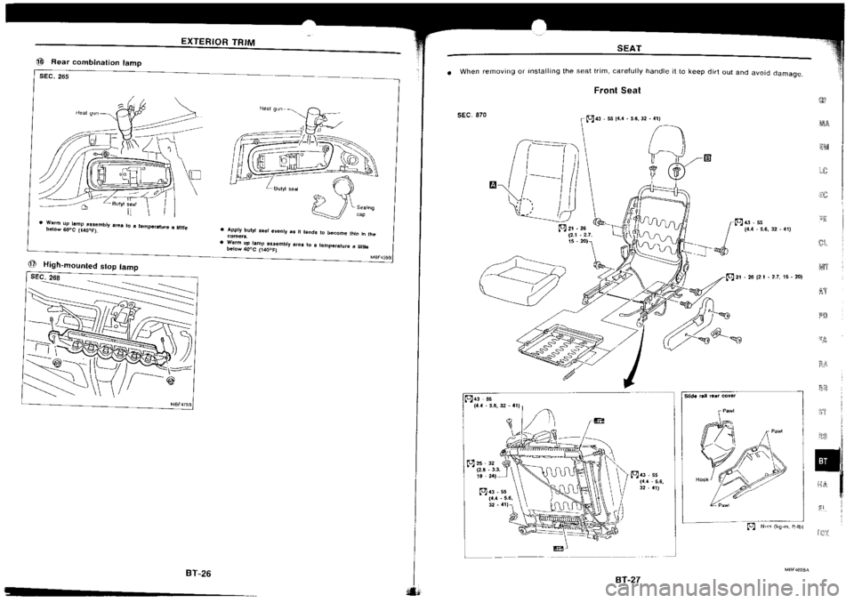 NISSAN SILVIA 1994  Service Repair Manual 