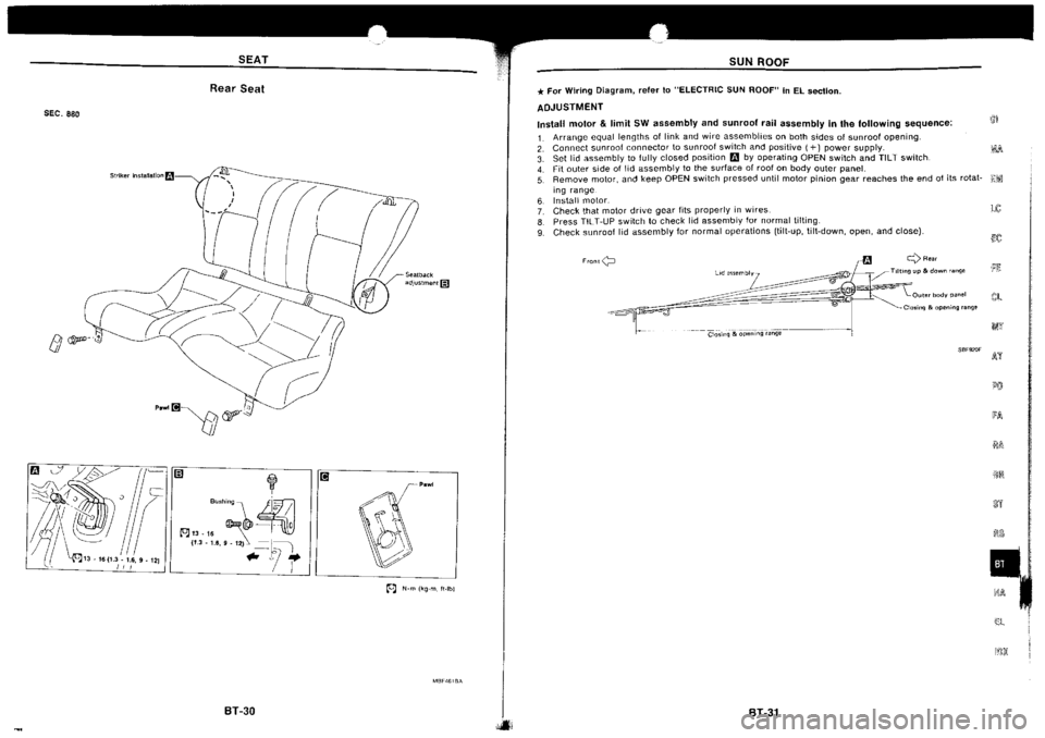 NISSAN SILVIA 1994  Service Repair Manual 