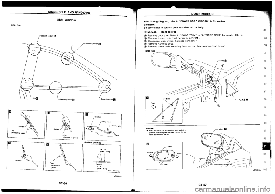 NISSAN SILVIA 1994  Service Repair Manual 