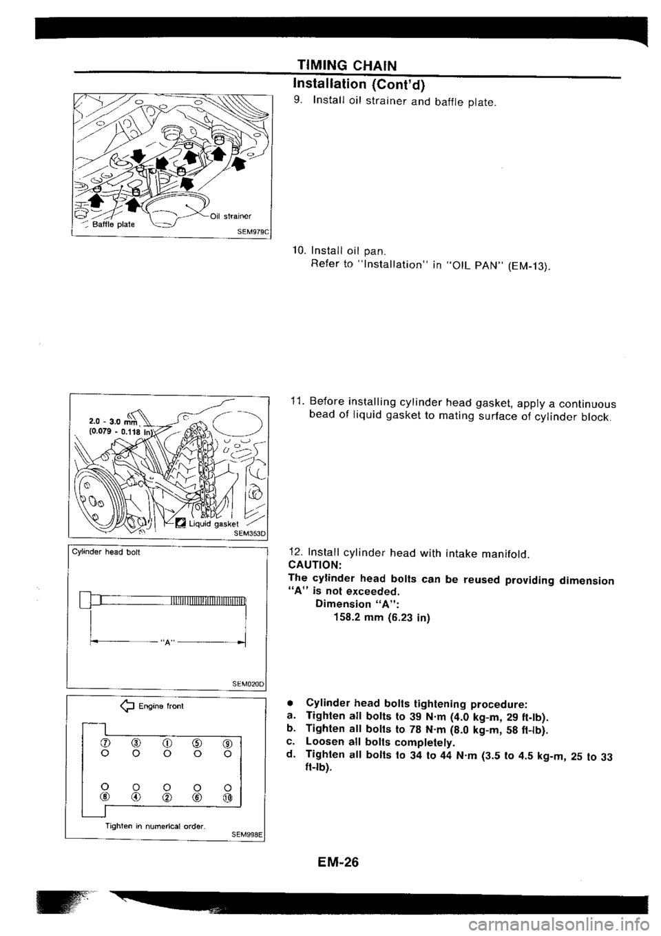 NISSAN SILVIA 1994  Service Repair Manual 