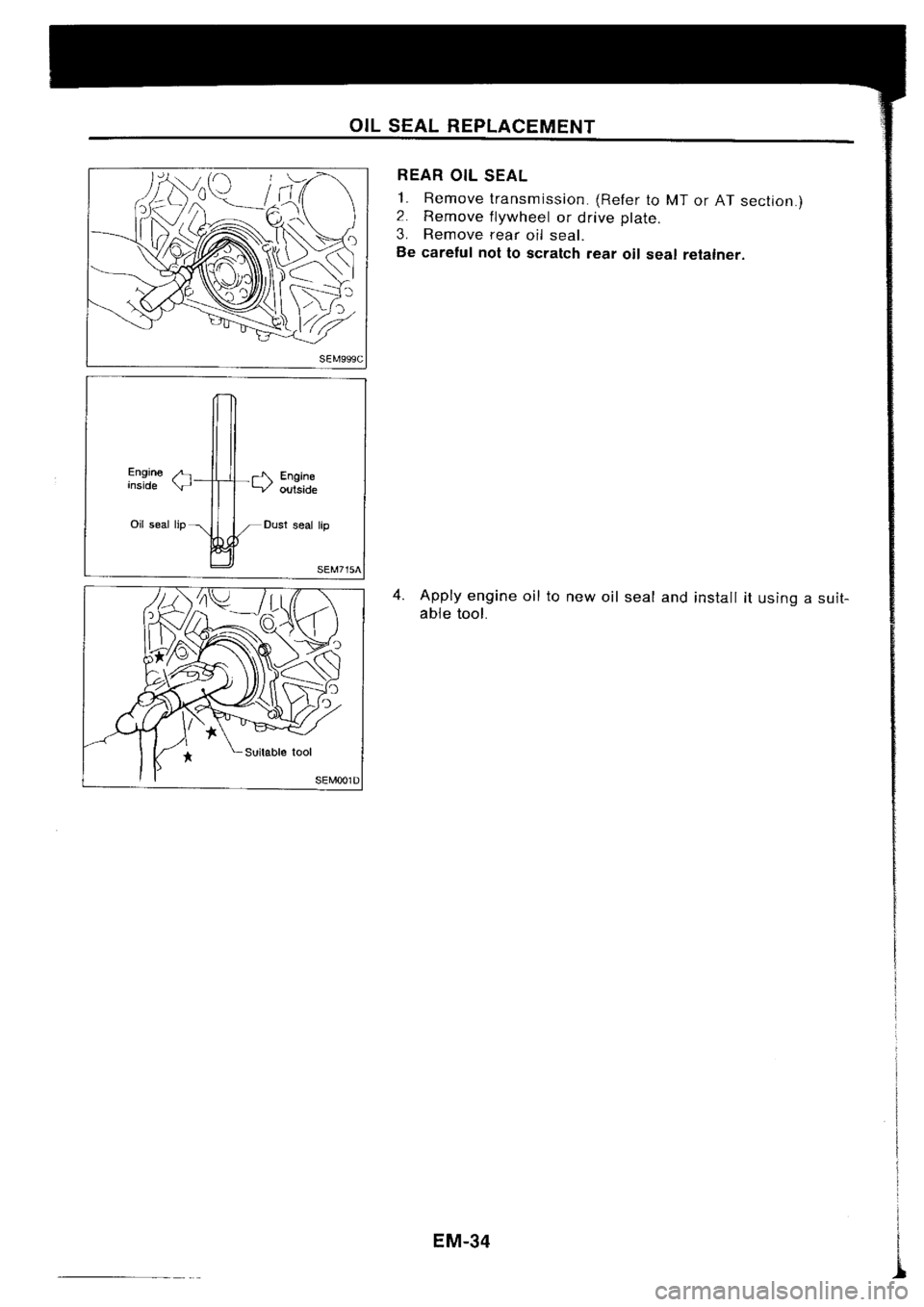 NISSAN SILVIA 1994  Service Repair Manual 