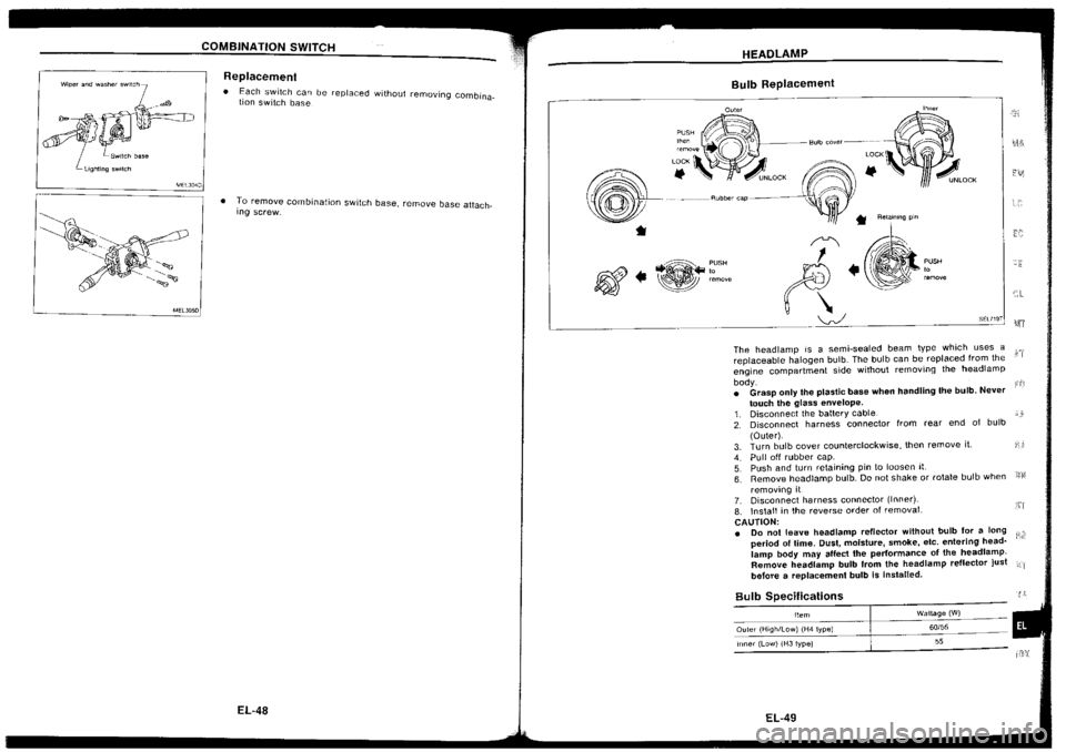 NISSAN SILVIA 1994  Service Repair Manual 