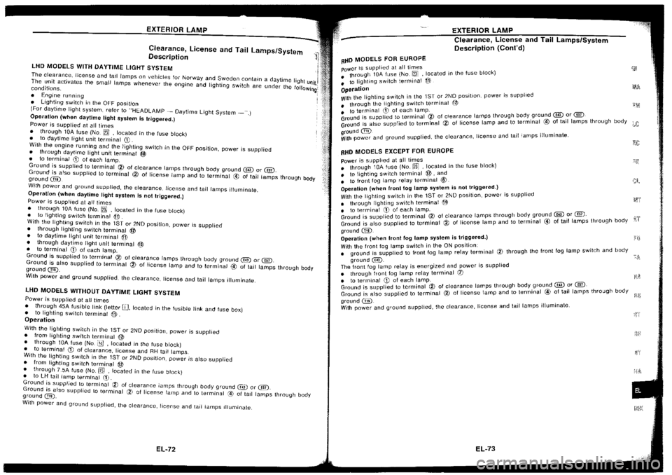 NISSAN SILVIA 1994  Service Repair Manual 