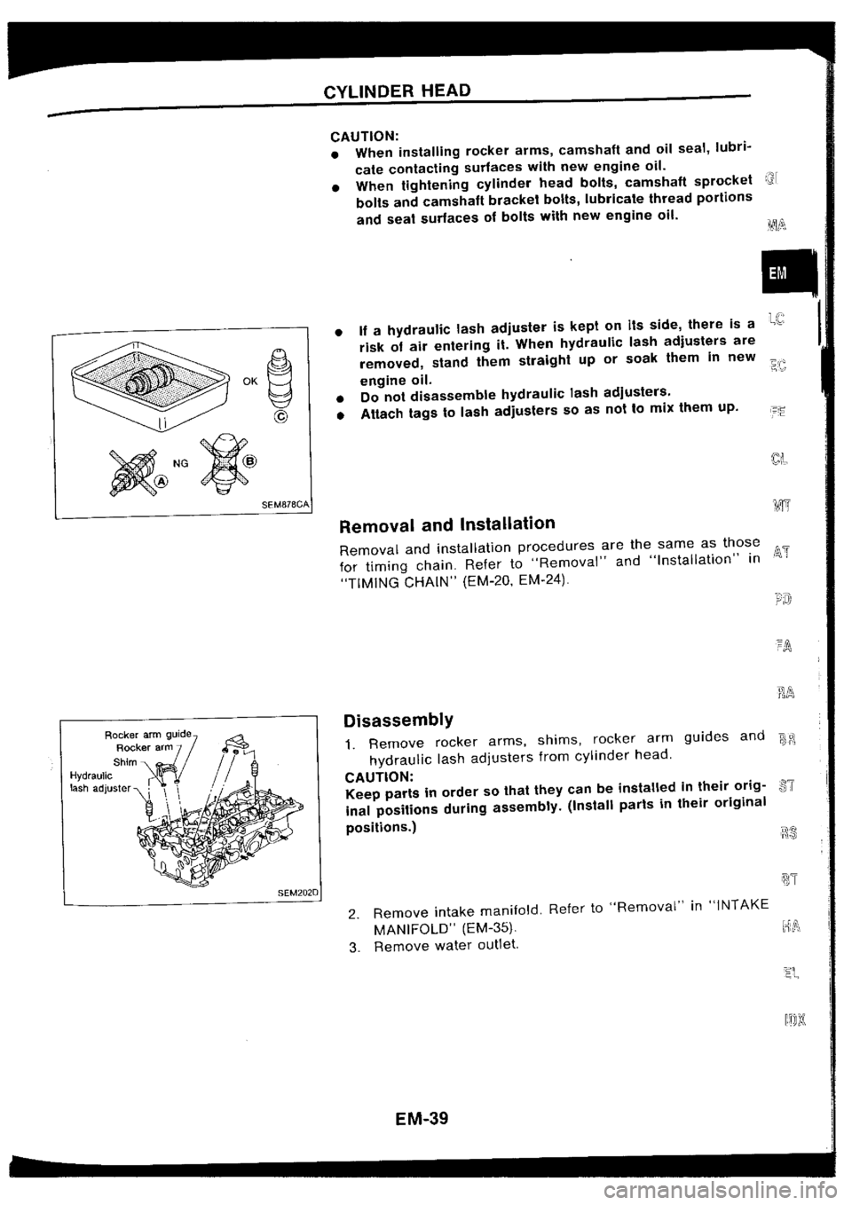 NISSAN SILVIA 1994  Service Repair Manual 