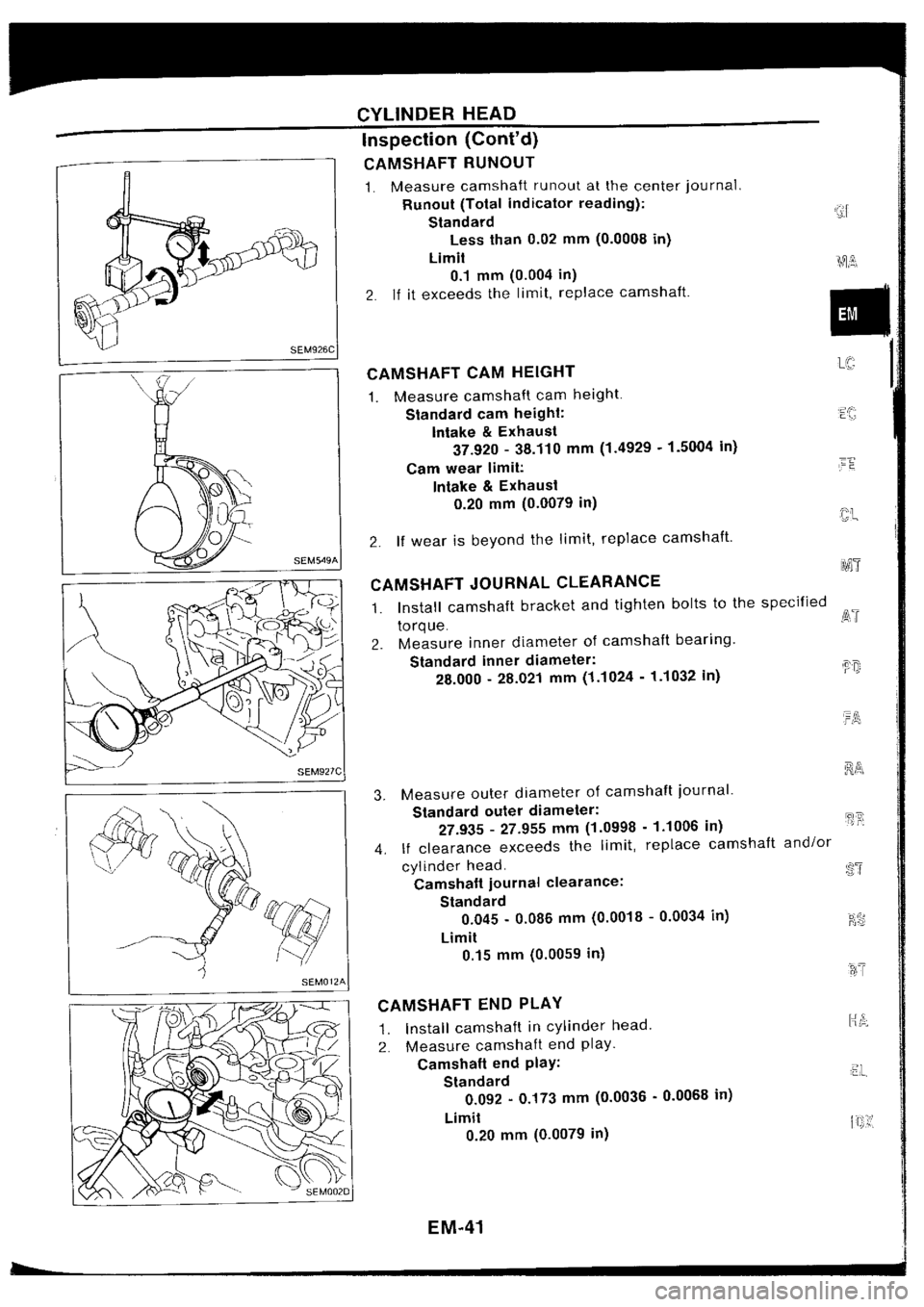 NISSAN SILVIA 1994  Service Repair Manual 