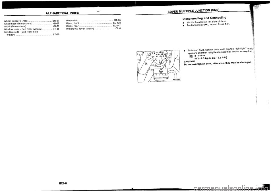 NISSAN SILVIA 1994  Service Repair Manual 