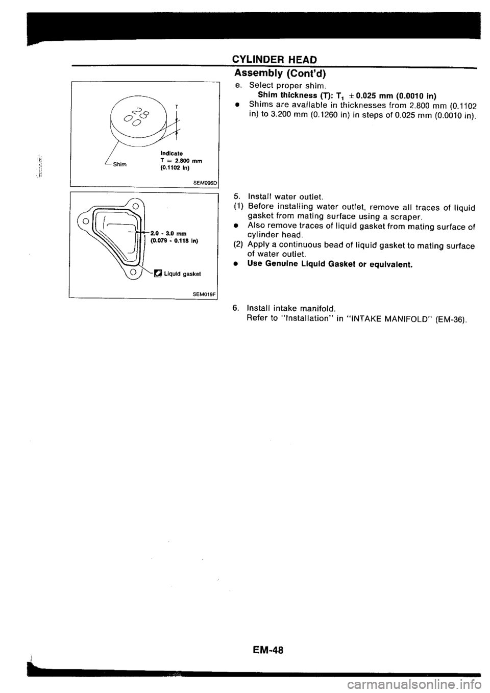 NISSAN SILVIA 1994  Service Repair Manual 