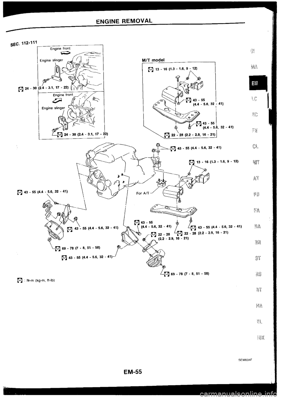 NISSAN SILVIA 1994  Service Repair Manual 