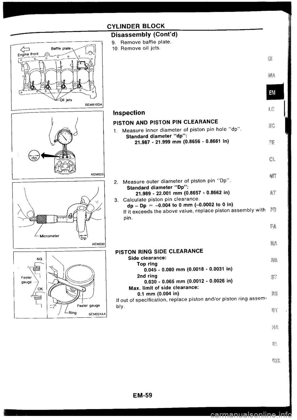 NISSAN SILVIA 1994  Service Repair Manual 