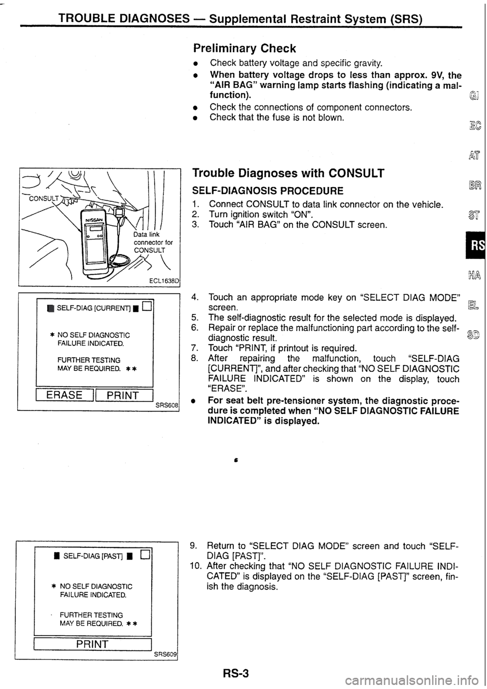 NISSAN SKYLINE 1994  Service Repair Manual 