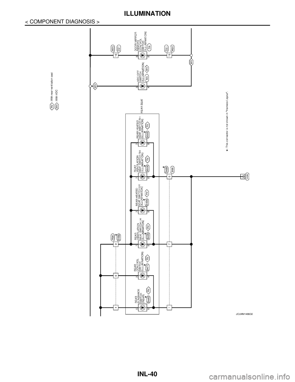 NISSAN TEANA 2008  Service Manual INL-40
< COMPONENT DIAGNOSIS >
ILLUMINATION
JCLWM1486GB 