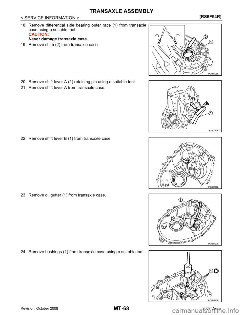 NISSAN TIIDA 2009  Service Repair Manual JPDIC0106ZZ
PCIB1712E
PCIB1710E 