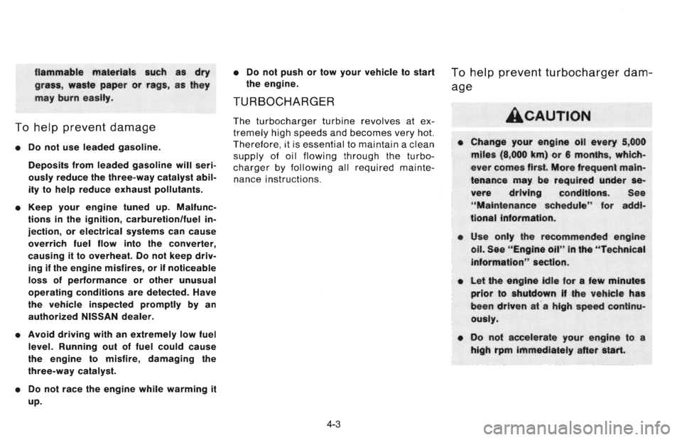 NISSAN 300ZX 1996  Owners Manual 
