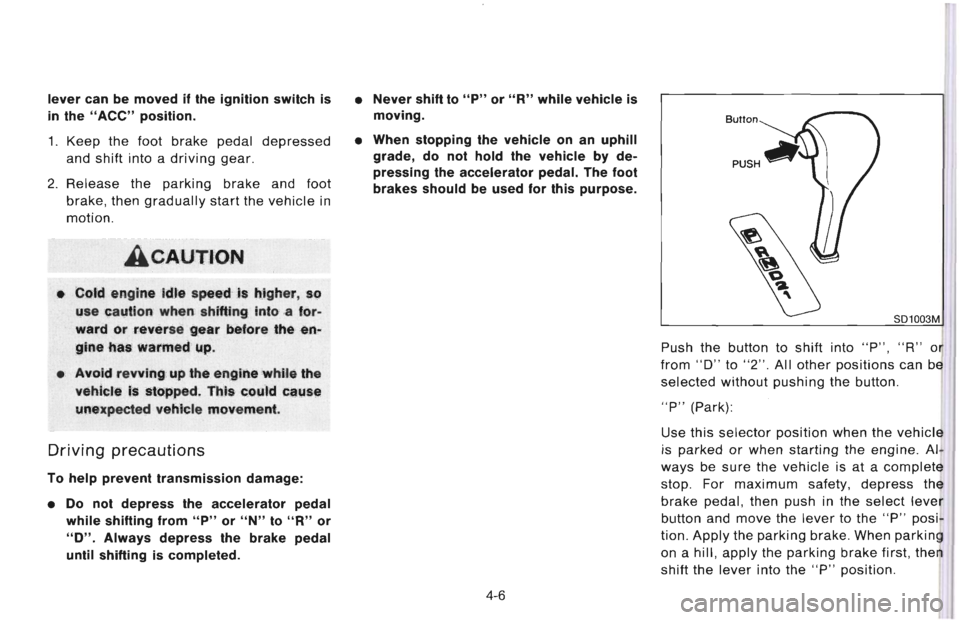 NISSAN 300ZX 1996  Owners Manual 