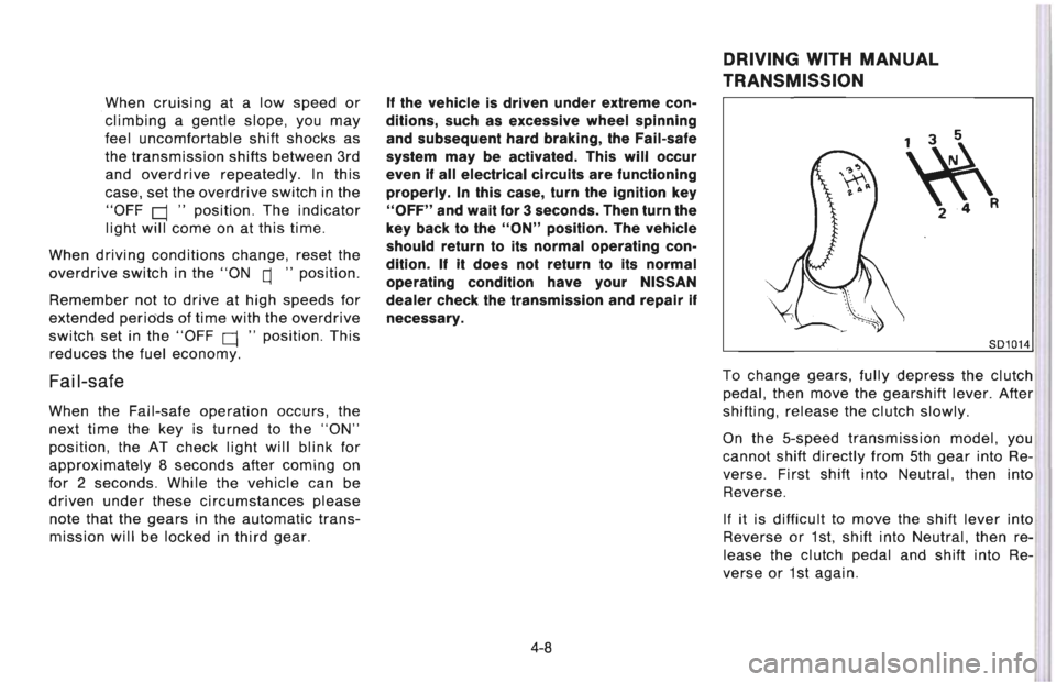 NISSAN 300ZX 1996  Owners Manual 