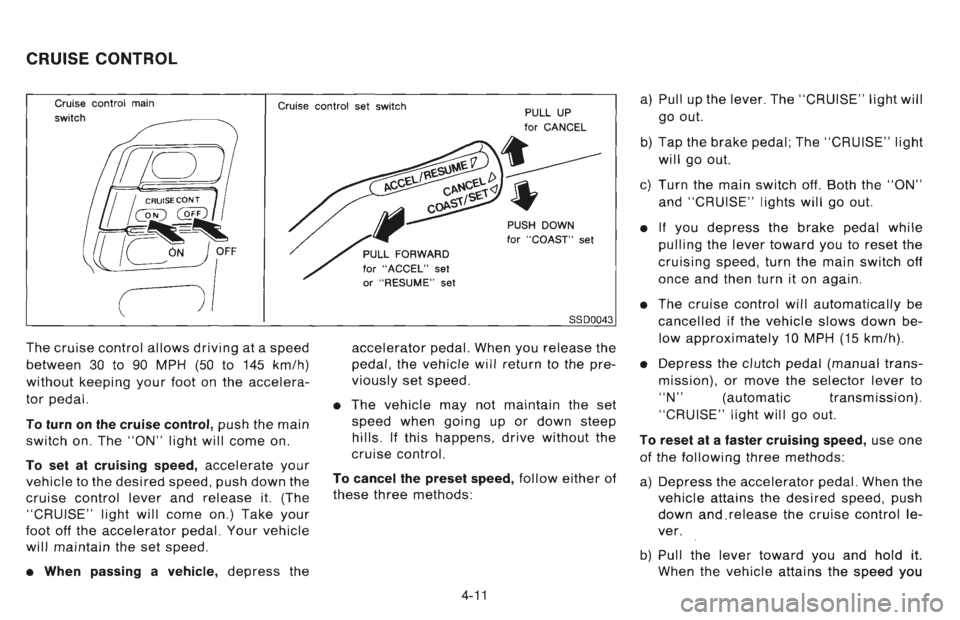 NISSAN 300ZX 1996  Owners Manual 