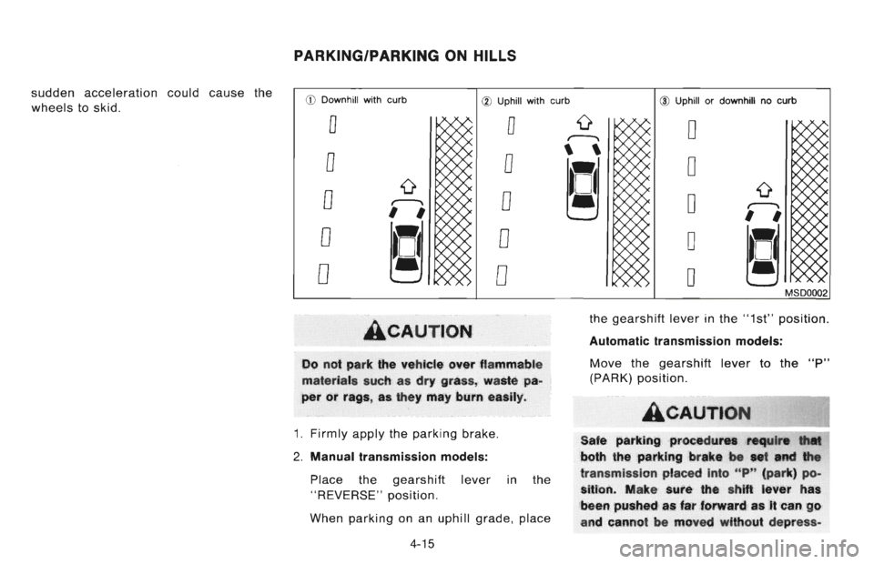 NISSAN 300ZX 1996  Owners Manual 
