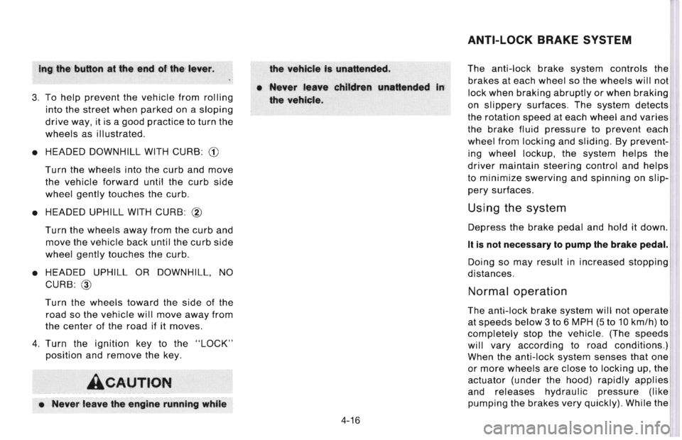 NISSAN 300ZX 1996  Owners Manual 