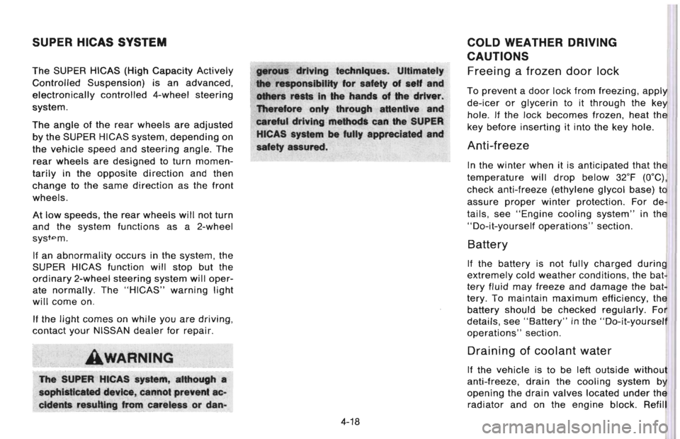 NISSAN 300ZX 1996  Owners Manual 