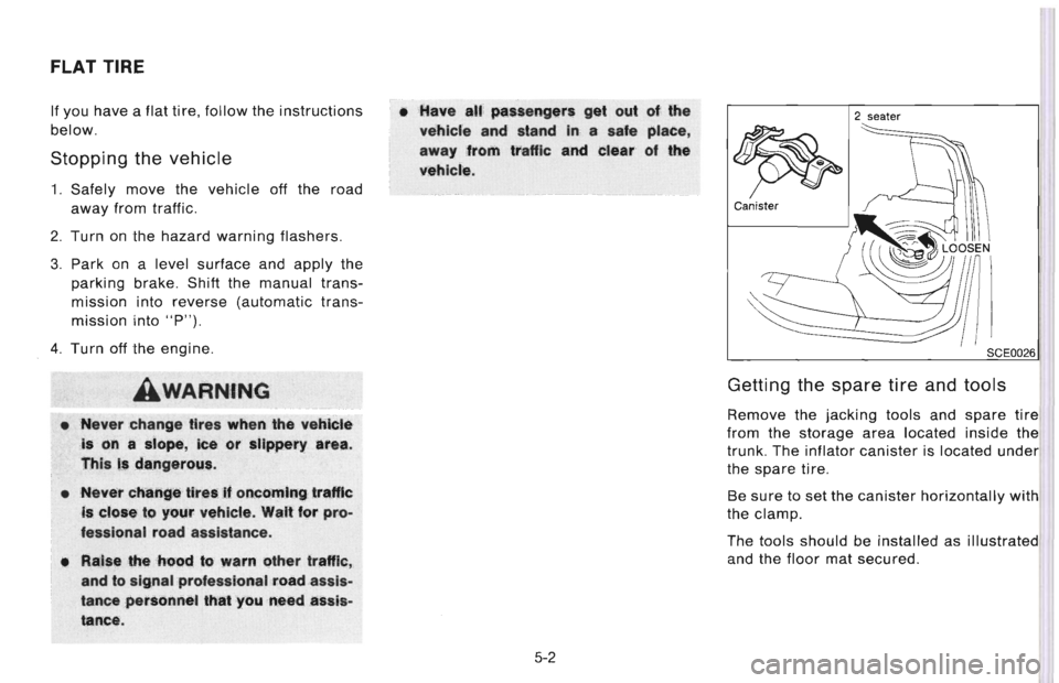 NISSAN 300ZX 1996  Owners Manual 