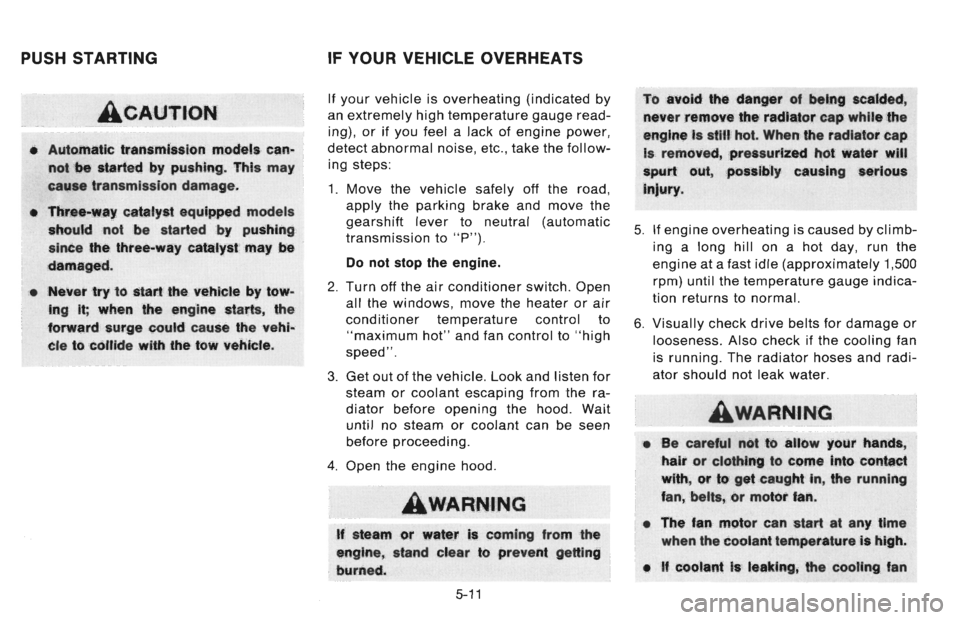 NISSAN 300ZX 1996  Owners Manual 
